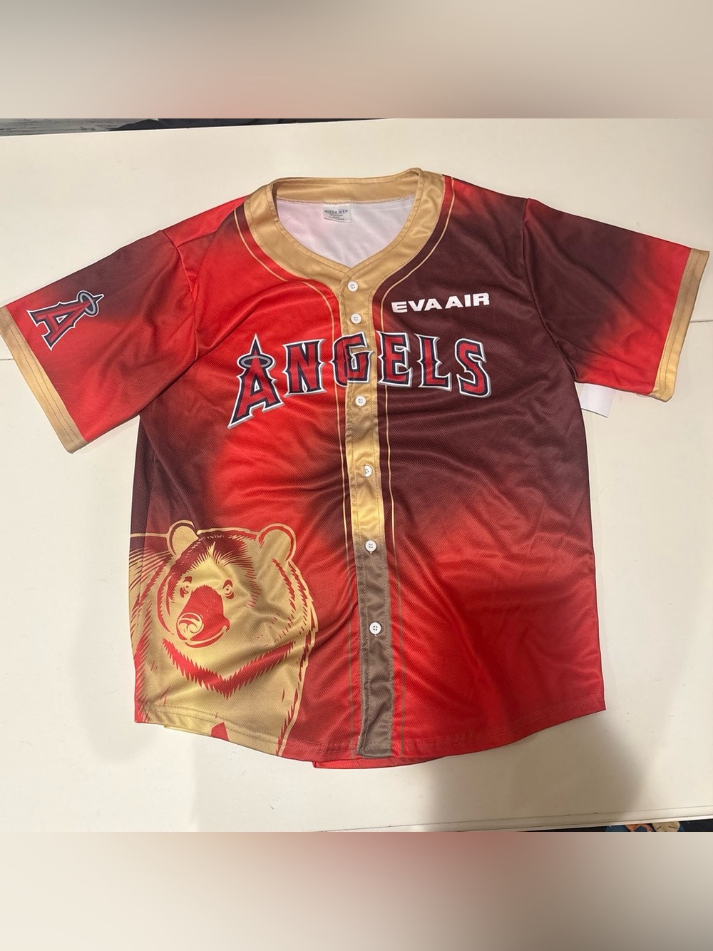 Limited Edition Los Angeles Angels Taiwan EVA Air Jersey – Medium
